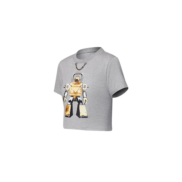 ルイヴィトン Tシャツ パチモン 1AI43【遊び心あるロボットプリントが魅力】