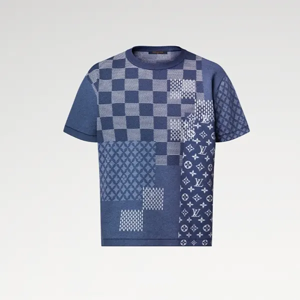 【偽物】ルイヴィトン ダミエTシャツ 偽物 ユニセックス 1AIMBU