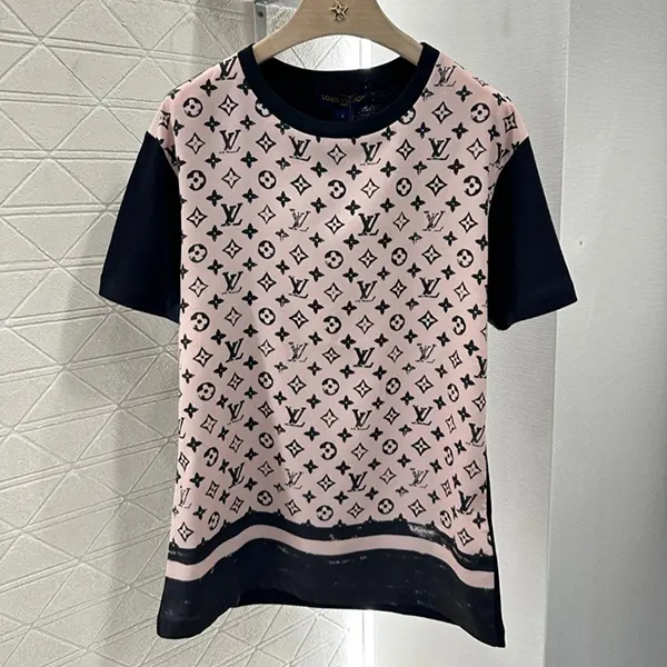 限定希少☆ルイヴィトン モノグラム フロントTシャツ 偽物 1AIAZY