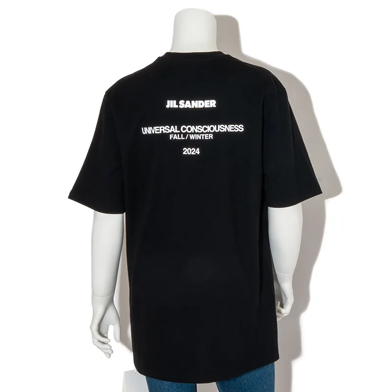 7日間返品返金保障ジルサンダー ロゴ クールネックTシャツ コピー 2色 J22GC0189J46219001