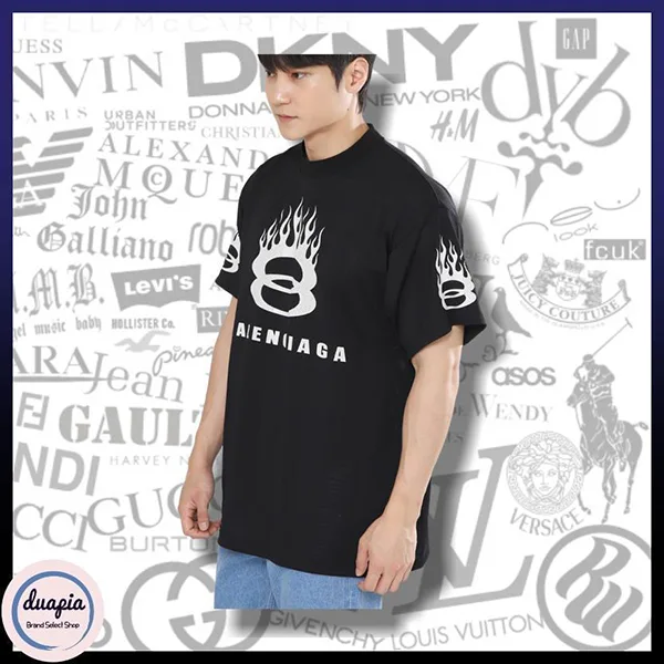 超人気[N級]☆★バレンシアガ★バーニング ユニティ オーバーサイズ Tシャツ 偽物 bl2572