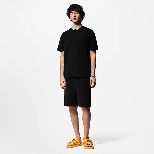 国内入手困難★ルイヴィトン ダミエフレンチテリーコットンTシャツ 偽物 1AFRBH