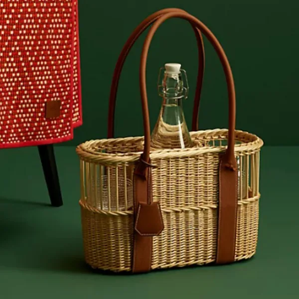 [N級品]激安☆かごバッグでお出かけしたい☆【エルメス】ボトルバスケット コピー H313118M