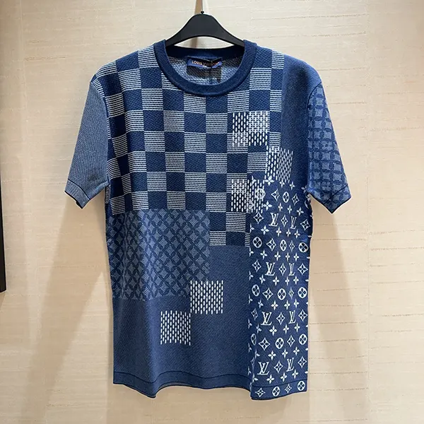 【偽物】ルイヴィトン ダミエTシャツ 偽物 ユニセックス 1AIMBU