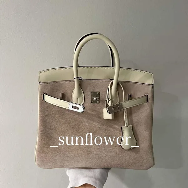 エルメス バーキン25cm 偽物 スウェード ナタ/S金具 h257166