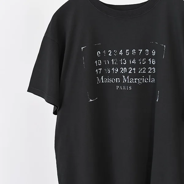メゾンマルジェラ スタンプロゴ Tシャツ 偽物 S51GC0534S24575