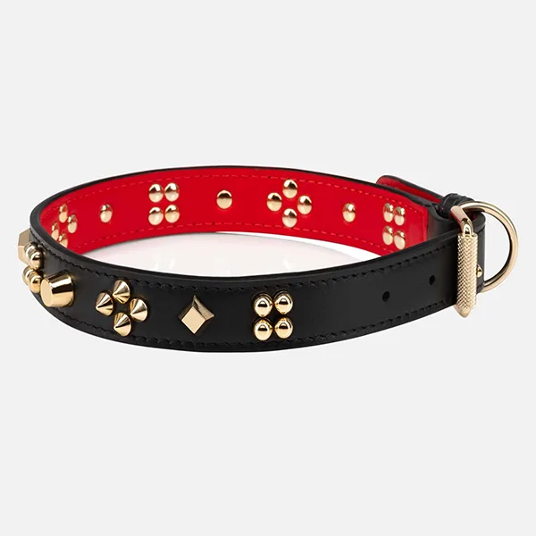 ルブタン Loubicollar コピー レザー 犬用 首輪&リード セット lo258141