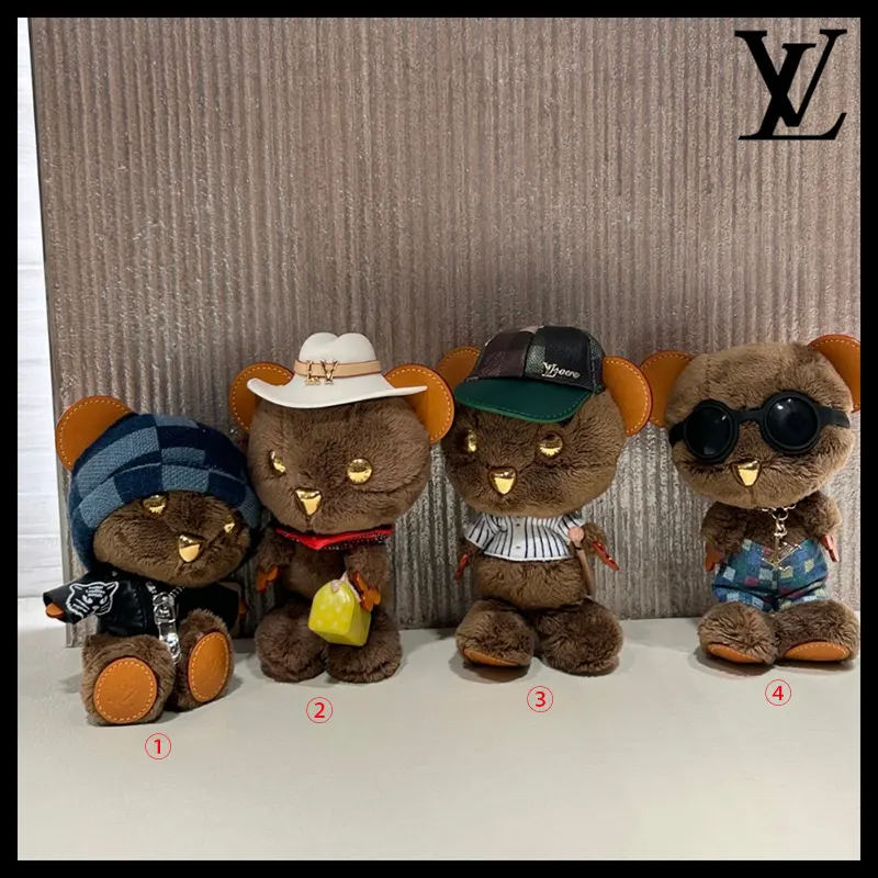 日本人気◆[N級]【可愛い】ルイヴィトン バッグ チャームLV ルイ ベア 並行輸入品 4色 M03176