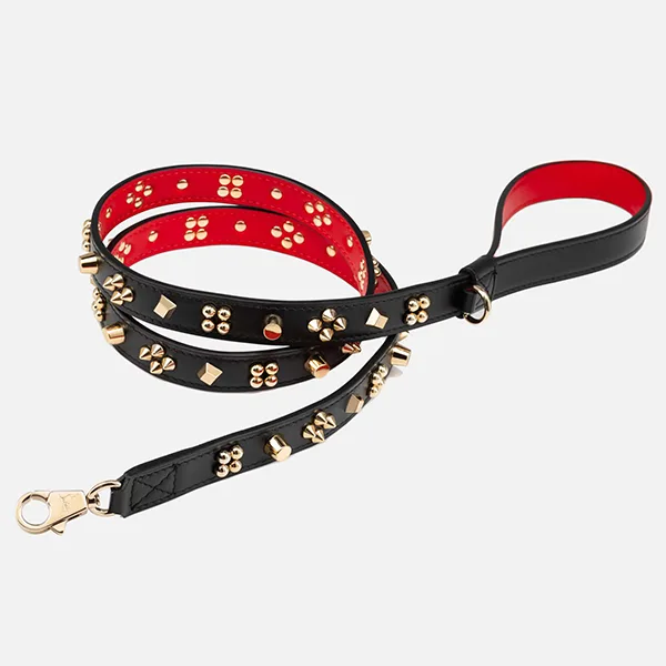 ルブタン Loubicollar コピー レザー 犬用 首輪&リード セット lo258141