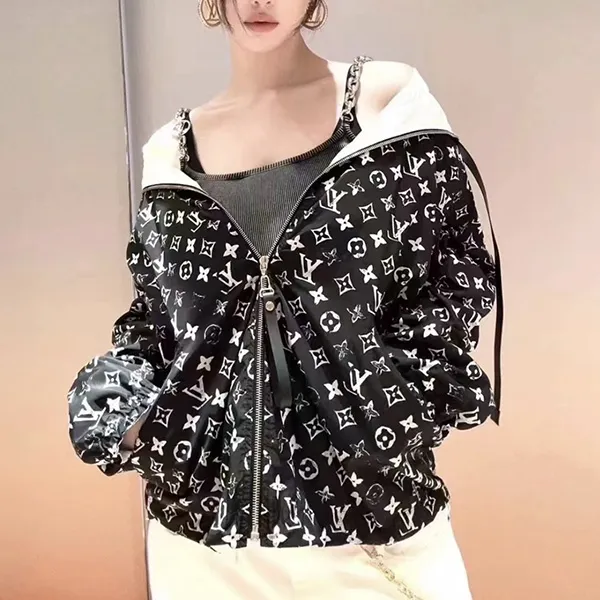 超人気[N級]☆【ゆったりオシャレ♪】ルイヴィトン 偽物★モノグラムパーカ 1AFZH2