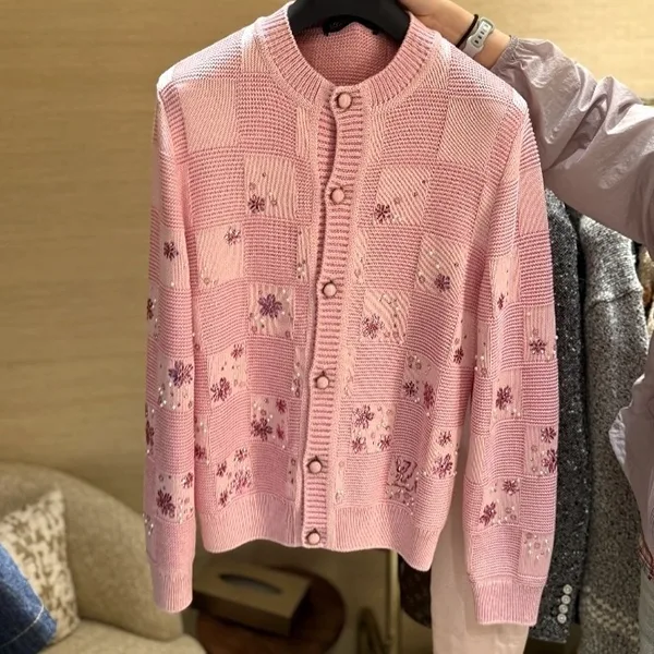 超人気[N級]☆ルイヴィトン LV x NIGOコラボ ダミエ カーディガン 1AIMA