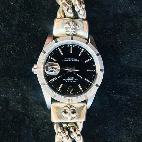 クロムハーツ bill wall leather ウォッチブレス 925 ロレックス アンティーク 2591036