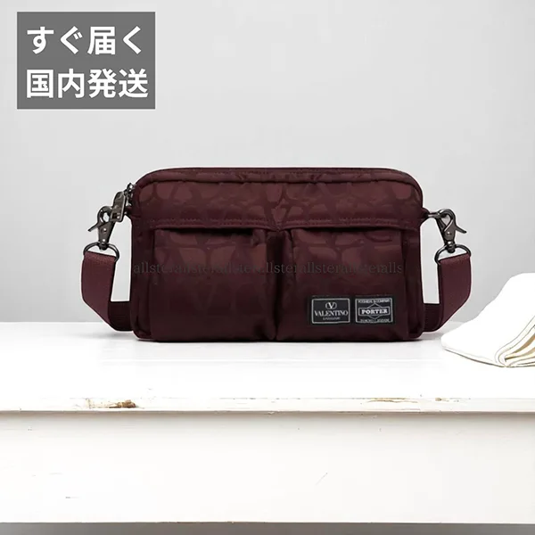 即発送★ヴァレンティノ ポーター 偽物 コラボ ショルダーバッグ 4Y0B0C68LGN697