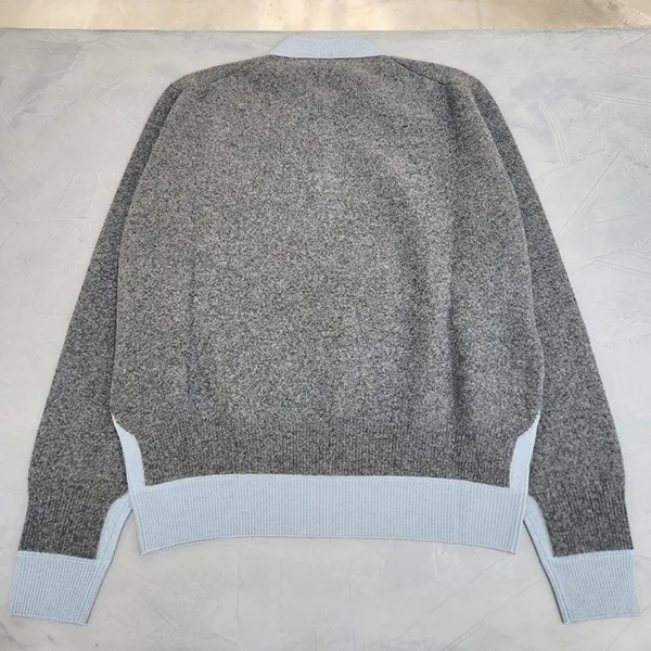 超希少！ミュウミュウ セーター ポロシャツ 偽物 | CASHMERE & WOOL POLO SWEATER セーター MMLA61