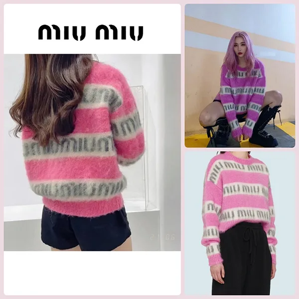 ★ミュウミュウ★カシミヤ セーター 偽物【日本未入荷☆】MML482