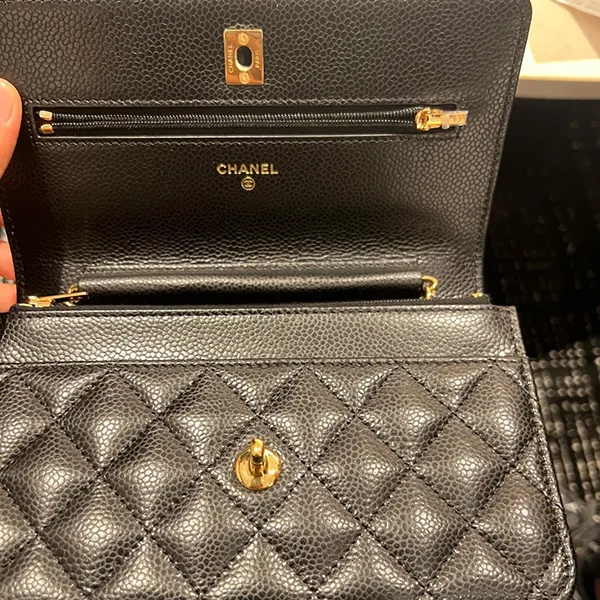 人気商品★人気 シャネル チェーンウォレット 偽物 キャビア ショルダー バッグ AP3464 B13649 94305