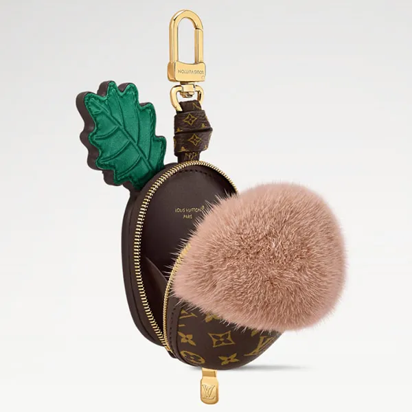 2025SS◆[N級品]【小物収納可能】ルイヴィトン コピー ドングリ ポーチチャーム バッグチャーム･LV エイコーン ポーチ M03277