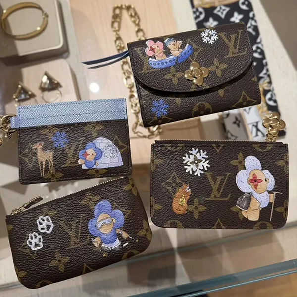 【ホリデー限定！】ルイヴィトン コピー★ポルトモネ・ロザリ ミニ財布 折りたたみ財布 M15323