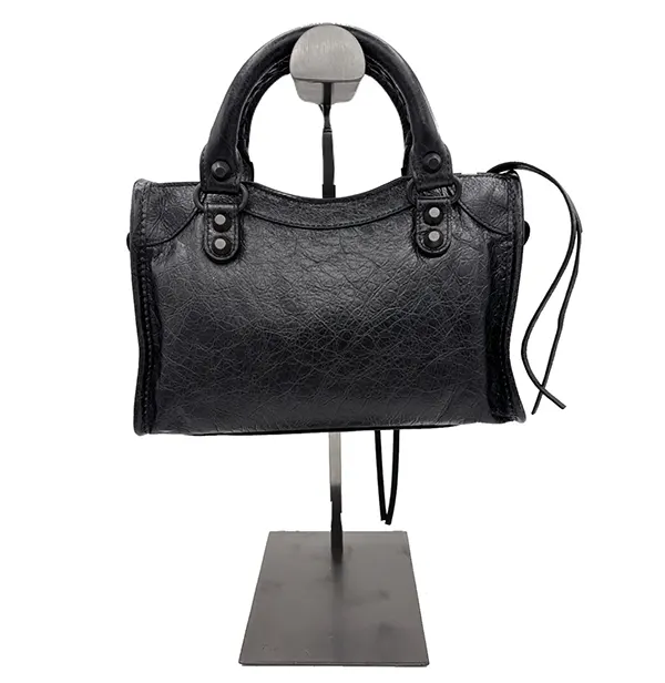 注目度抜群！バレンシアガ Le City Mini レザーショルダーバッグ n級品 8063952ABEK1000