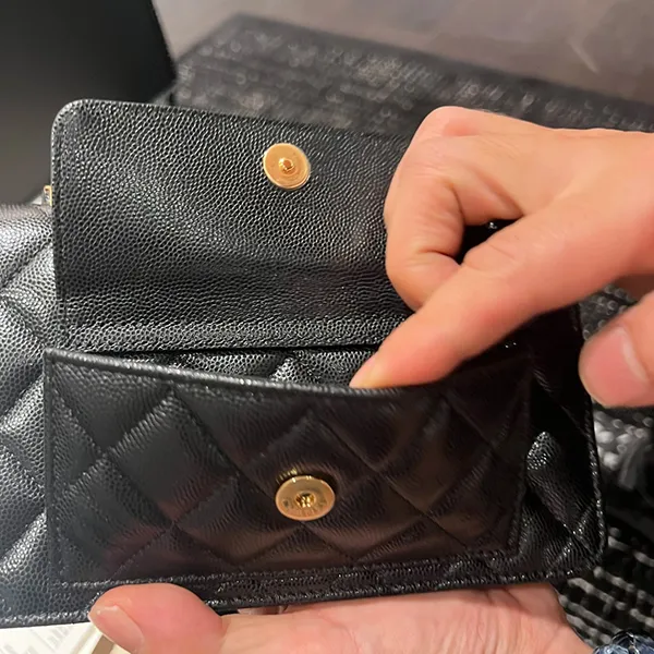 人気商品★人気 シャネル チェーンウォレット 偽物 キャビア ショルダー バッグ AP3464 B13649 94305