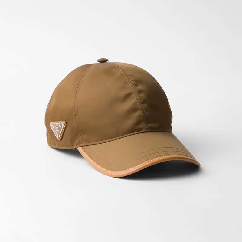 プラダ Re-Nylon xレザー ベースボールキャップ 2色 pls522455
