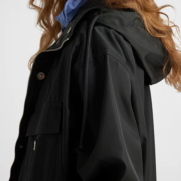【クリーン&シンプルデザイン】プラダ Re-Nylonブルゾン 偽物 ブラック pd251030