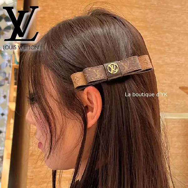 [N級品]速達発送ルイヴィトン バレッタ リボン モノグラム ヘアアクセサリー M02321