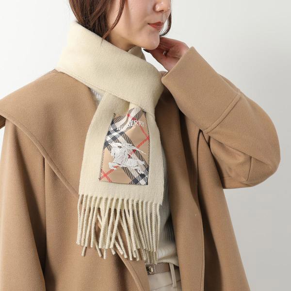 2025ブランド[N級品]バーバリー マフラー 偽物 MU SOLID LABEL SCF カシミヤ 8103995