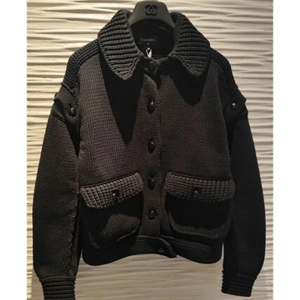 【シャネル 】ジャケット ブルゾン ニット P79984