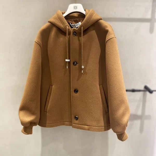 口コミで高評価!【 ロエベ 】フーデッド ウール ジャケットH526Y01WCA