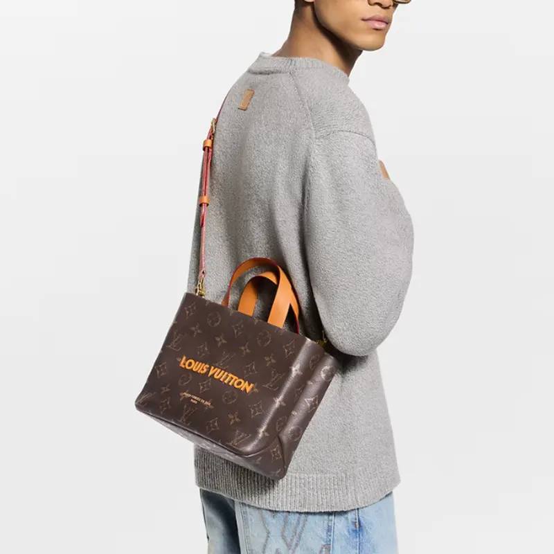ルイヴィトン × ショッパー・トート MINI バッグ コピー商品 2色 M27017