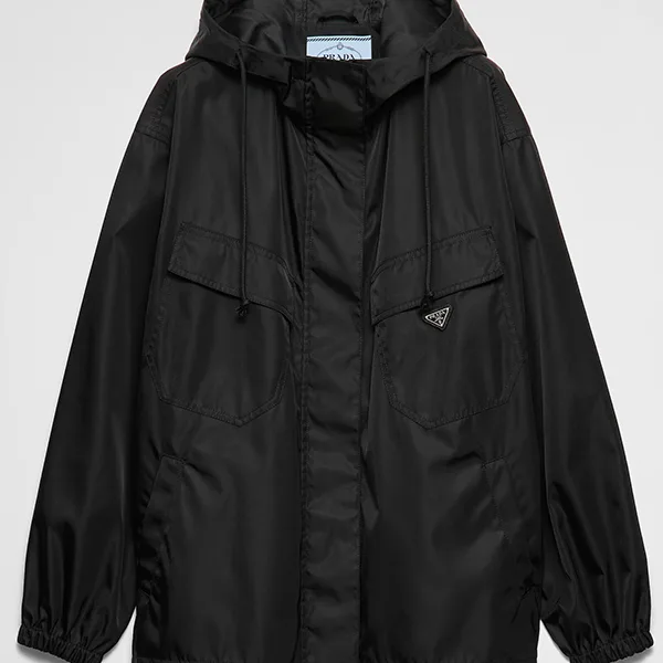 【クリーン&シンプルデザイン】プラダ Re-Nylonブルゾン 偽物 ブラック pd251030