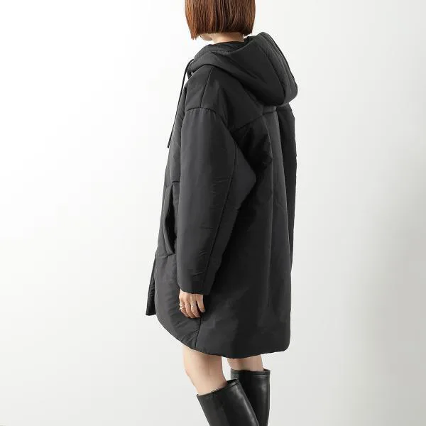 プラダ 中綿コート Re-Nylon フード ミドル丈 29D960 1WQ9