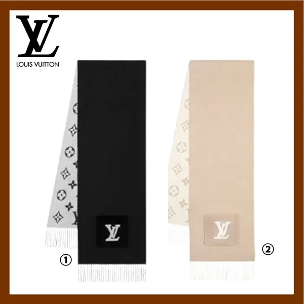 【ルイヴィトン】マフラー・LV ブリザード カシミア M97420