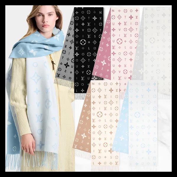 品格のカシミヤ ロング 冬の定番 [ルイヴィトン]マフラー 偽物 全5色 M97661