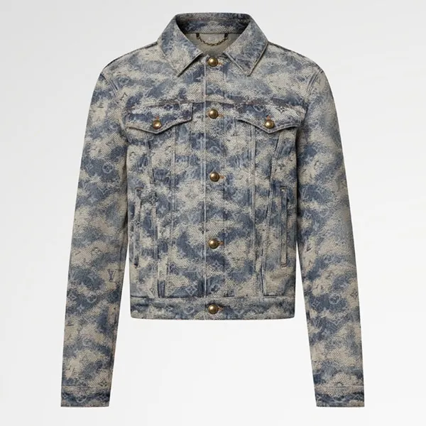 【個性的おしゃれアイテム】ルイヴィトン トラッカージャケット コピー モノグラム デニム 1AJBA4