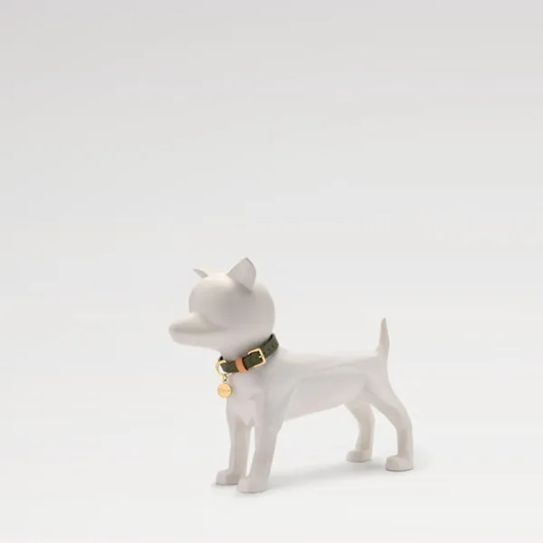 【個性ヒカル☆】ルイヴィトン 偽物 LV ドッグ カラー XS（首輪：小型犬 ）GI1489