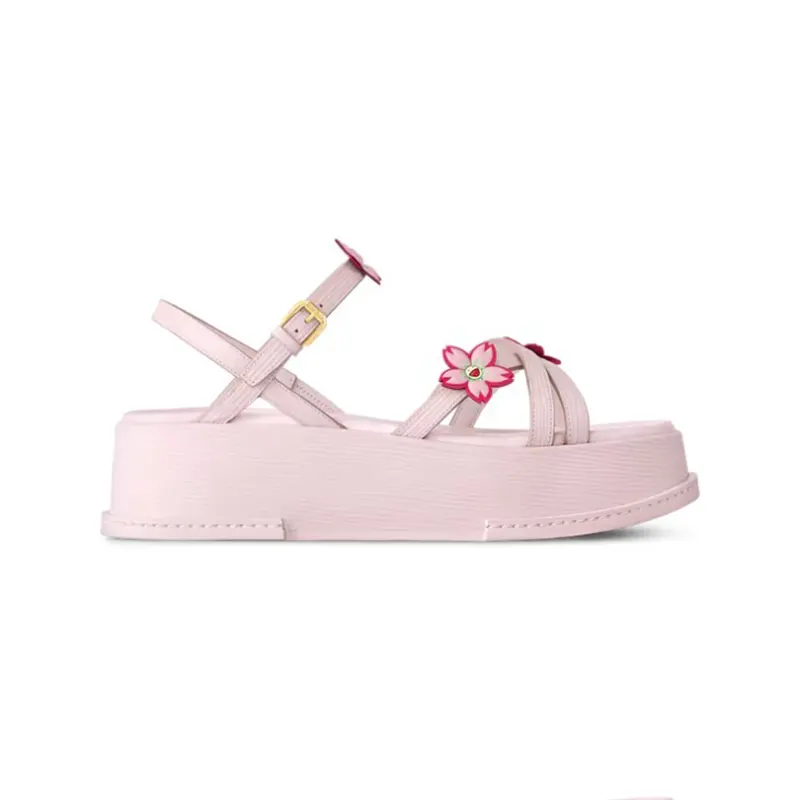 ルイヴィトン LV × TM マヤ サンダル 1AGWO2