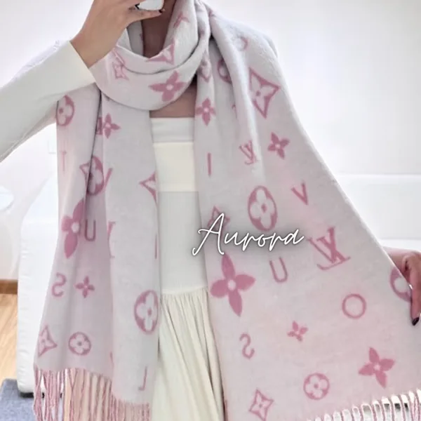 品格のカシミヤ ロング 冬の定番 [ルイヴィトン]マフラー 偽物 全5色 M97661