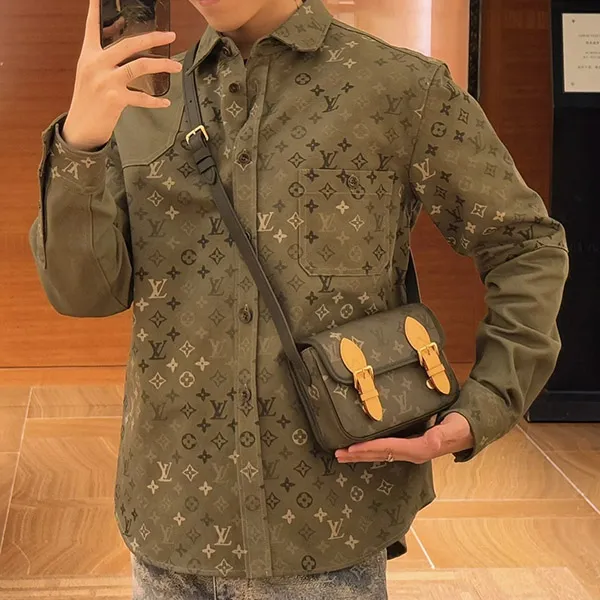 【おしゃれデザイン♪】ルイヴィトン コピー モノグラム ワークウェア オーバーシャツ★オーバーシャツc25120302