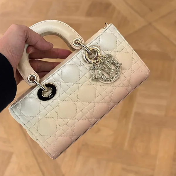 最新で絶対欲しい!【グラデーションで個性光る】ディオール Lady D-Joy バッグ スモール M0613OQDI