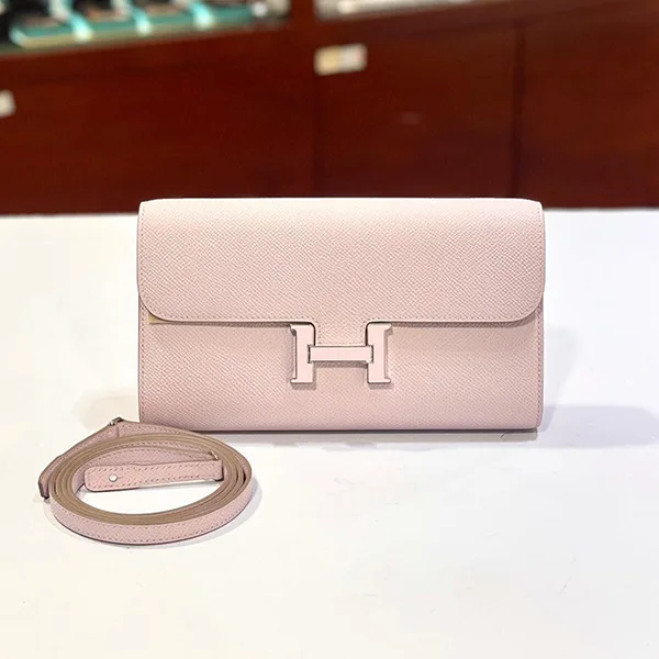 【Mauve Pale × ラッカー金具】エルメス コンスタンストゥーゴー 偽物 h2512092