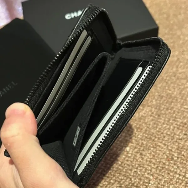 シャネル フラグメントケース 偽物 ミニ財布 SO ブラック AP3997 B15615