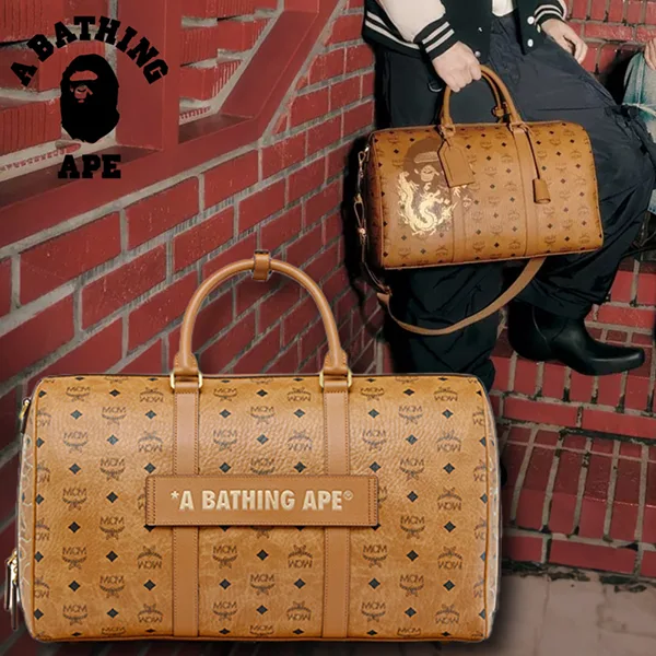 限定コラボ【A BATHING APE × エムシーエム】Ottomar Visetos バッグ