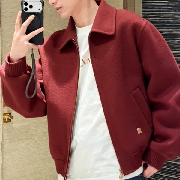 ルイヴィトン カシミヤミックス ダブルフェイス ブルゾン 1AJVJ9