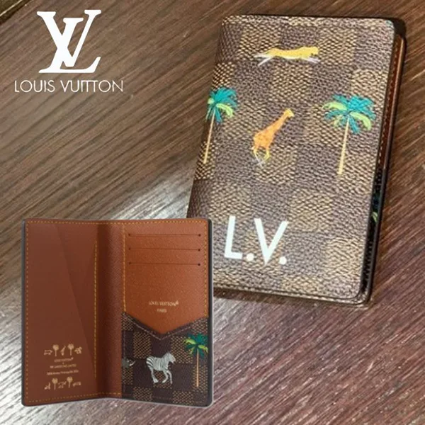 追跡付ルイヴィトン★LV×ザ・ダージリンオーガナイザードゥポッシュ パスポートケース N40872