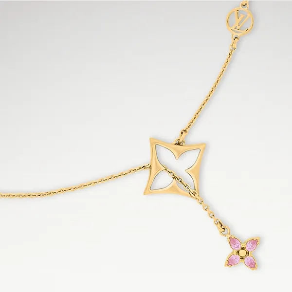 華やかモノグラムが胸元で輝く☆【ルイヴィトン】ネックレス M03246