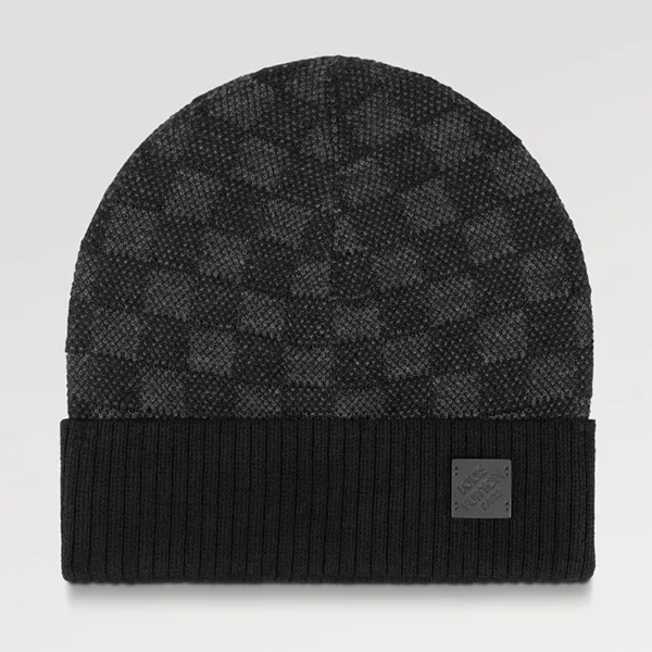 ルイヴィトン LV ビーニー 帽子 ネオ プティ ダミエ レディース M7798