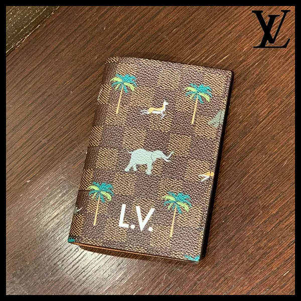 追跡付ルイヴィトン★LV×ザ・ダージリンオーガナイザードゥポッシュ パスポートケース N40872