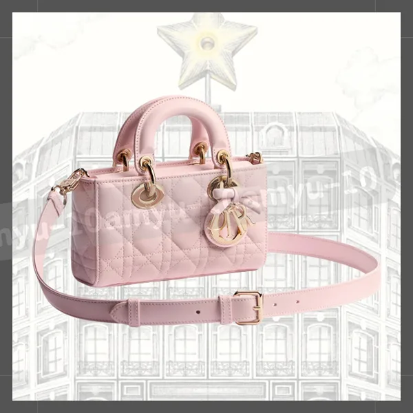 ディオール♡ Lady D-Joy バッグ ミニ カナージュ ラムスキン M0636OUQA_M19N